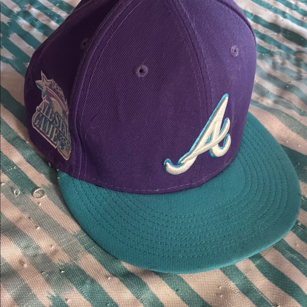 ATL Braves New Era Purple 59FIFTY Cap